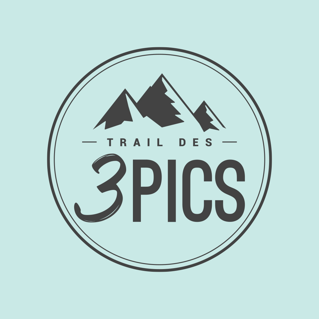 Création de logo du Trail des 3 Pics, Arbas, Pyrénées